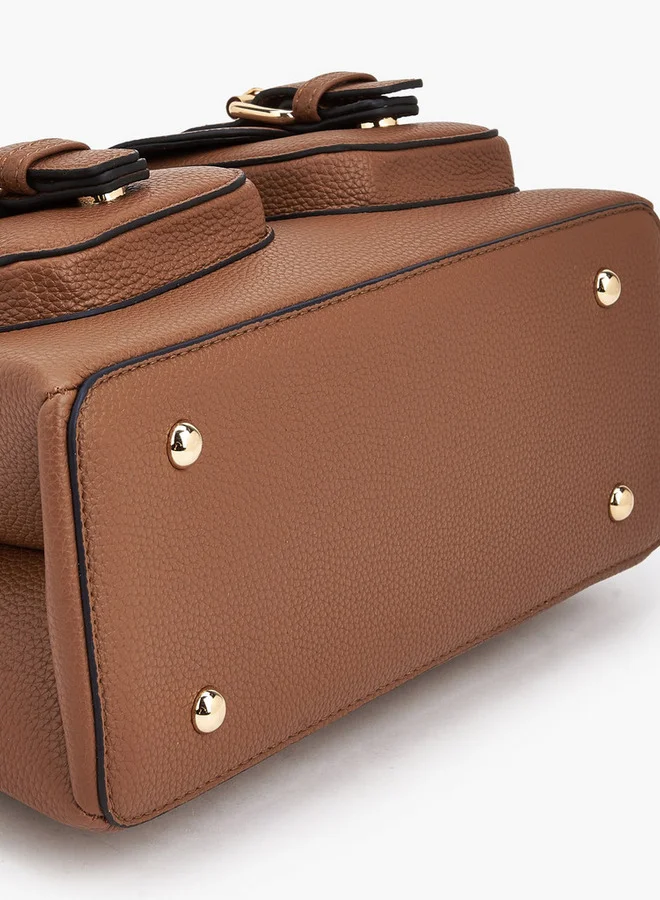 Celeste Solid Tote Bag With Handles